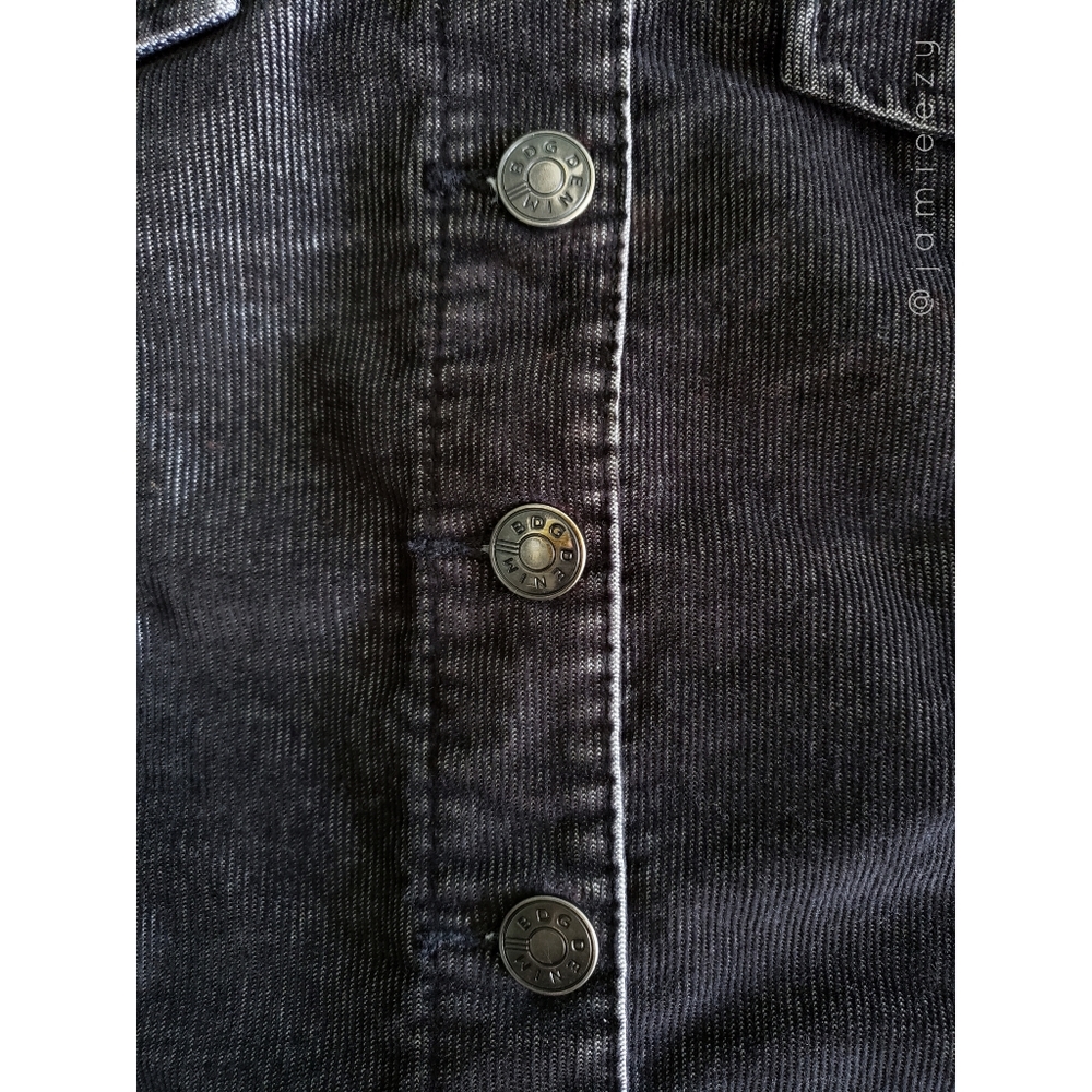 Bdg | Corduroy A-Line Button-Front Mini Skirt - image 5